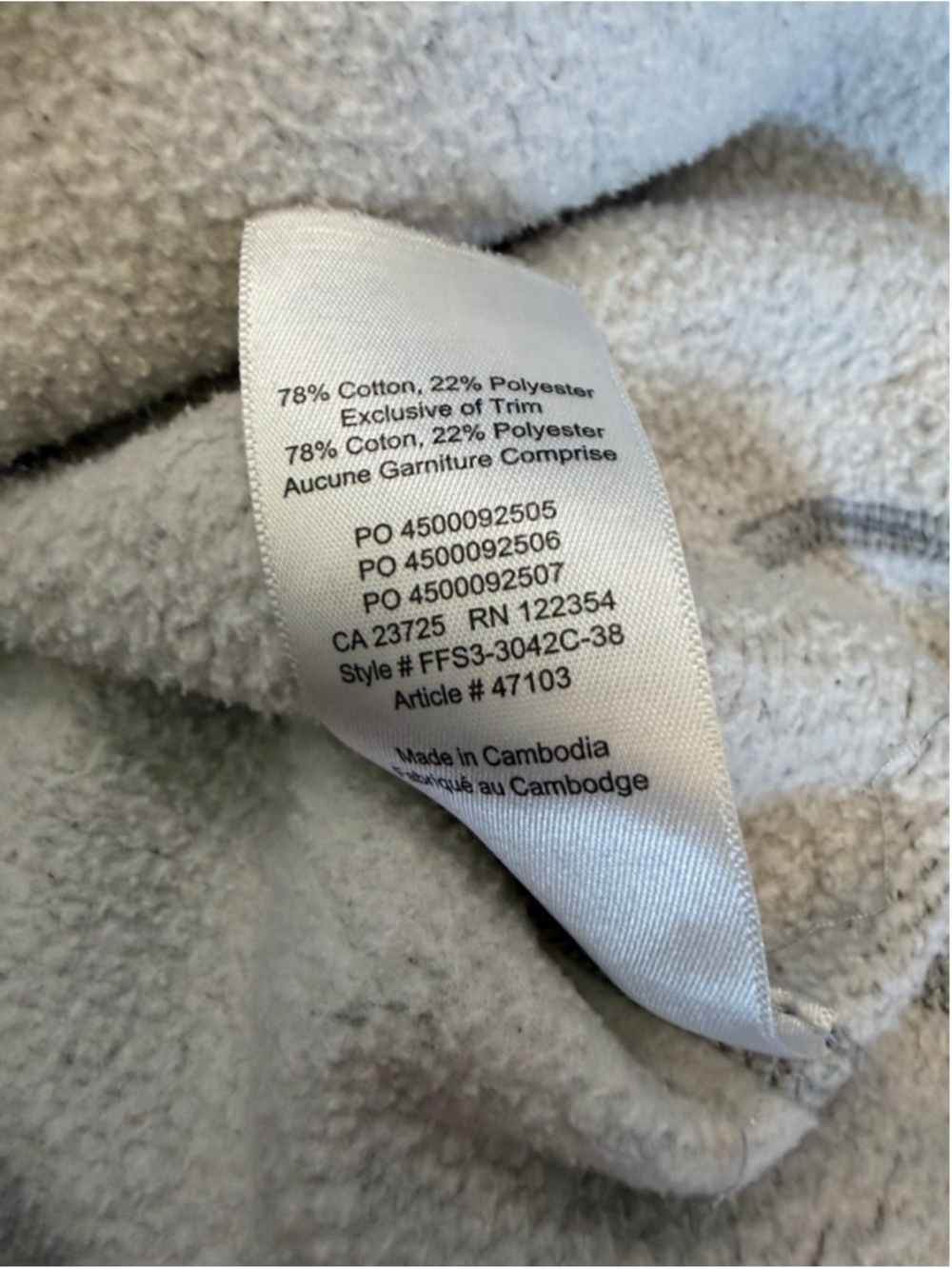 TNA Aritzia Grey Fleece Hoodie XXS Pullover Kangaroo Pocket Cozy Casual - Picture 12 of 12